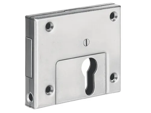 Riegelschloss mit Winkelschließblech - Werkzeug-Set mit rundum verzinktem Riegel aus Zinkdruckguss, ideal für vielseitige Anwendungen, rechts und links verwendbar.