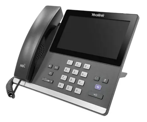 Yealink MP56 Tischtelefon für Microsoft Teams - Modernes Tischtelefon mit 7 Zoll Touchscreen und optimiertem HD Audio. Integrierte Microsoft Teams Taste und Bluetooth-Funktionalität sorgen für eine effiziente Kommunikation im Büro.