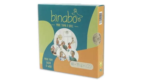 TicToys Binabo Konstruktionsspiel (60 Teile) - Experimentierkästen für kreatives Bauen, fördert Feinmotorik und Kreativität mit unendlichen Möglichkeiten aus Biokunststoff, ideal für Kinder ab 5 Jahren.