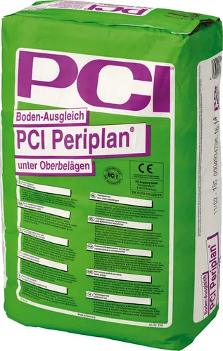 PCI Periplan Bodenausgleichsmasse 25 kg - Kleber & Mörtel für Fußböden, selbstnivellierend und ideal für schnelle Untergrundvorbereitung.