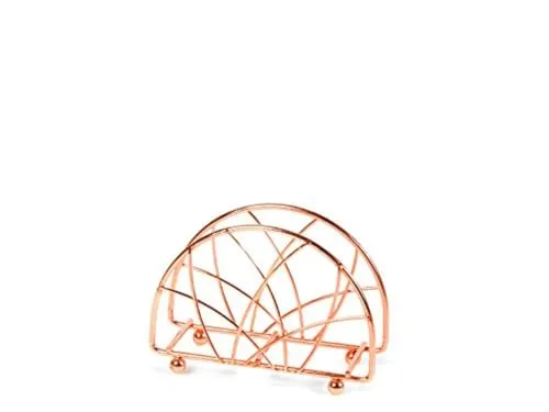 H&H Portatovaglioli In Filo Rame Verticale Cm13X10H in kupfer von H&H