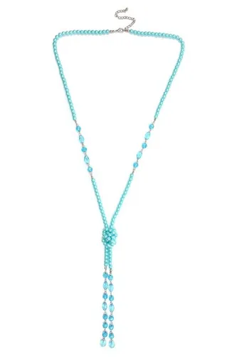 COLLEZIONE ALESSANDRO Lange Kette Heather, mit Glasperlen in grün von collezione alessandro