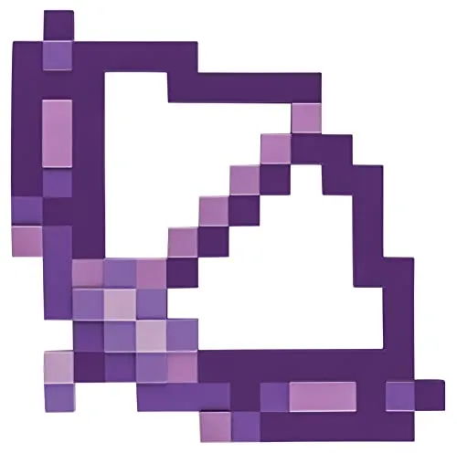 Minecraft Luk und Pfeil 31 cm - Replikat - Plastische Minecraft-Waffe, ideal für Fans und Cosplay, bringt das Spiel ins echte Leben!