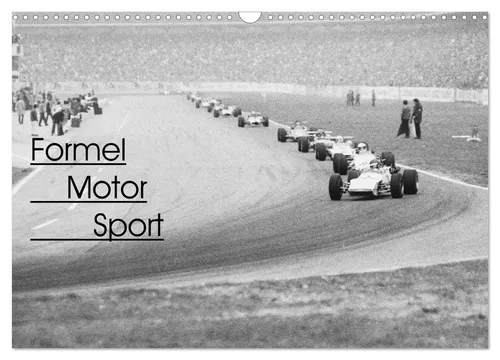 Eike Winter | Formel Motor Sport Wandkalender 2026 - Kalender im DIN A3 Querformat mit 14 Seiten, präsentiert Formelsport hautnah mit legendären Fahrern wie Niki Lauda und James Hunt. Perfekt für Motorsport-Fans!