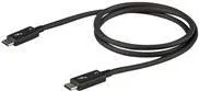 StarTech.com 80cm Thunderbolt 3 Kabel - 40Gbps, 100W PD - Thunderbolt-Kabel mit 40 Gbps Geschwindigkeit und 100W Power Delivery; ideal für die Verbindung von Laptops und UHD Monitoren für höchste Leistung.