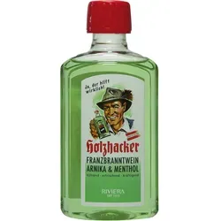 RIVIERA Holzhacker Franzbranntwein 250 ml - Arzneimittel zur Linderung von Muskel- und Gelenkschmerzen, wirkt kühlend und entspannend, ideal nach körperlicher Belastung.