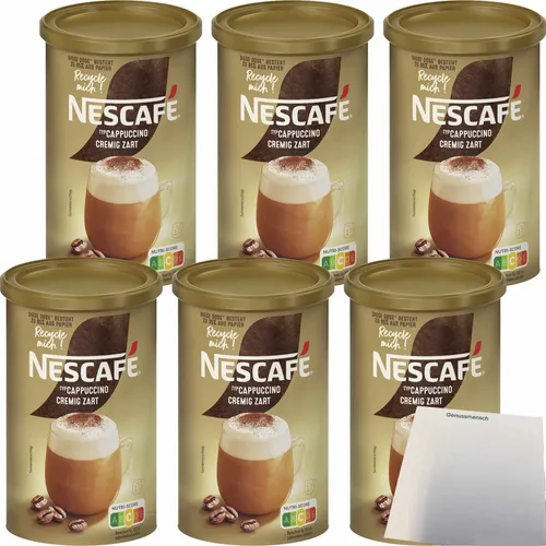 Nescafe Gold Typ Cappuccino Cremig Zart löslicher Bohnenkaffee 6x250g Dose usy