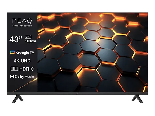 PEAQ PTV 43GU-5025T Google UHD TV – 43 Zoll 4K SMART TV