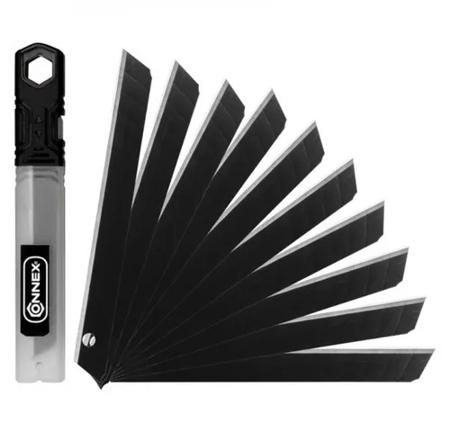 Connex Cuttermesser Connex Abbrech-Klingenstreifen Edition Black 9 mm