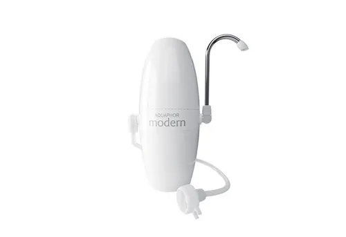 Wasserfilter AQUAPHOR MODERN Auftisch-Wasserfilter - Wasserfilter für sauberes Trinkwasser, inklusive B200 AQUALEN + AKTIVKOHLE für effektive Filtration und optimalen Geschmack.