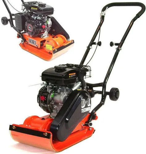 D+L Rüttelplatte 52kg 3PS mit PolyurethanMatte