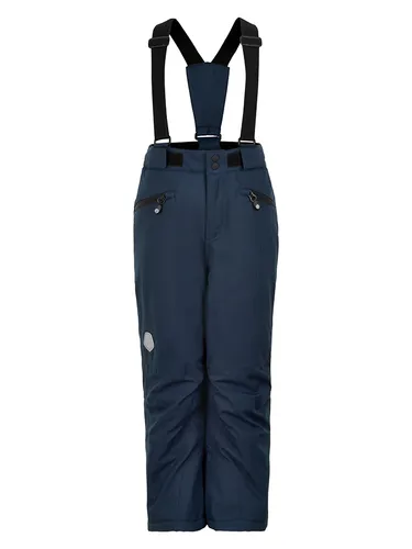 Color Kids Ski Pants W. Pockets 5440 total eclipse (870) 134 - Skihosen für Kinder, aus recyceltem Material, wind- und wasserdicht mit 10.000 mm Wassersäulendruck, ideal für aktive Kids bei jedem Wetter.
