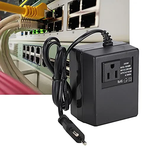 EU-Steckeradapter, 300W Spannungswandler-Spannungswandler AC 220V bis 110V EU-Steckeradapter Nudeltrockner Reisestecker-Adapter(220V)