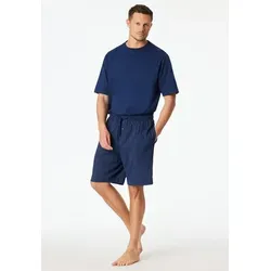 Schiesser Herren Schlafhose kurz Bermuda Seersucker von Schiesser