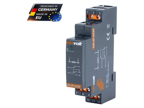 ELOVOLT Schaltrelais EIR-2P-A230, 2x 8 A, 230 V