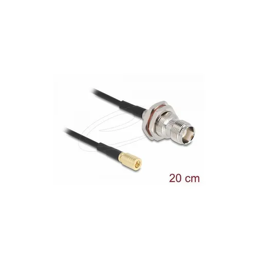 Delock Antennenkabel TNC Buchse zu SMB Stecker RG-174 20 cm