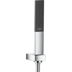 hansgrohe Rainfinity Brausehalterset 26857000 - Brausegarnituren mit 100mm Stabhandbrause, 125cm Schlauch und innovativem Drehwirbel für mehr Bewegungsfreiheit und Komfort in Ihrem Bad.