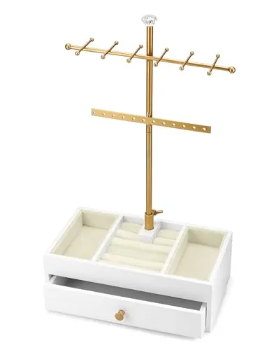 Schmuckständer & -kästen Weiß von QWORK