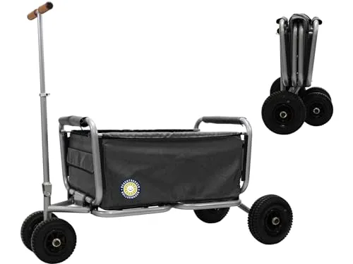 Hand- & Bollerwagen Schwarz von Beachtrekker