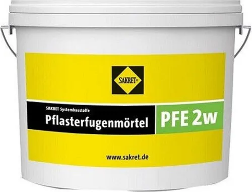 SAKRET Pflasterfugenmörtel PFE2 steingrau 25 kg - Sonstiges Zubehör, langlebiger Pflasterfugenmörtel in steingrau, ideal für eine professionelle und wetterfeste Fugenfüllung.