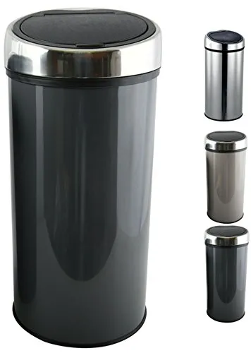 MSV Design Treteimer 30 Liter mit Touch Automatik - Haushaltszubehör – Eleganter, geruchsdichter Abfalleimer mit Inneneimer und Touch-Funktion für geräuschloses Öffnen. Ideal für Küche oder Bad, pflegeleicht und hygienisch.