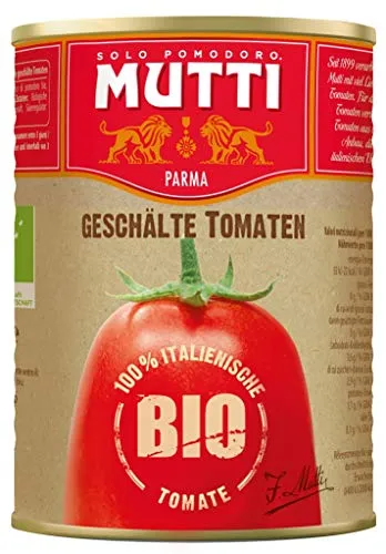 Mutti Bio Geschälte Tomaten, 400 g