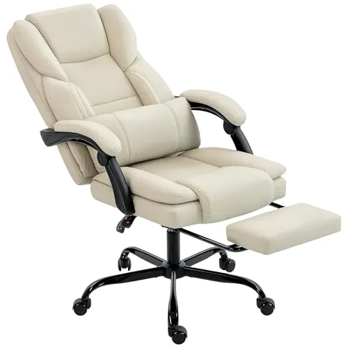 Büro- & Schreibtischstühle Beige von HOMCOM