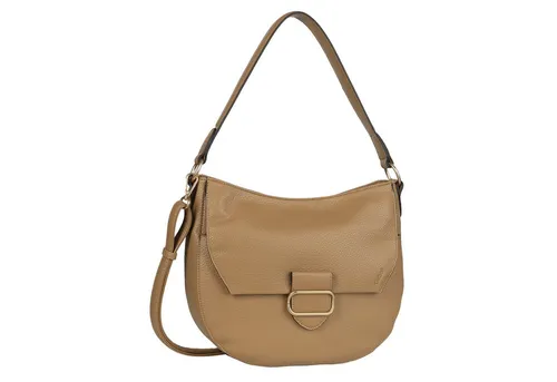 Gabor Hobo Melora - Elegante Handtasche aus Lederimitat - Handtaschen aus leicht genarbtem Lederimitat mit feinem Logo und goldenem Metallring. Ideal für stilvolle Auftritte und vielseitig kombinierbar.