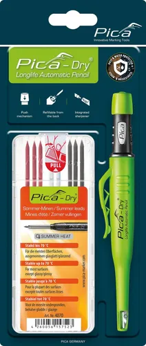 Pica DRY Bundle mit 1x Marker + 1x Minen-Set Nr. 4070 in grau von Pica Marker