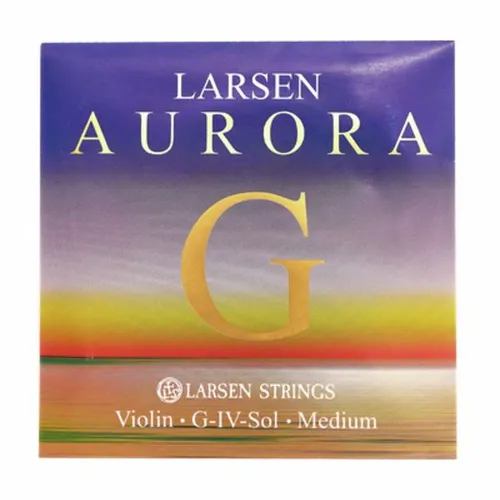 LARSEN STRINGS Violin-Saiten 4/4 Aurora - Einzelsaite G - Silber - Medium