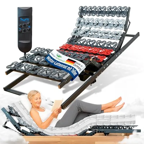 Reha-Schlafwelt AEROBALANCE KF 7-Zonen Lattenrost mit Motor 100x200 cm