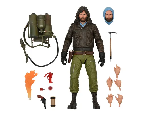 NECA NECA04901 The Thing - 7-Inch Scale Action Figure, Ultimate MacReady v2 mit Zubehör und limitierten Camouflage-Design