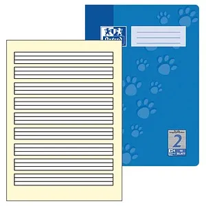 Oxford Schulheft A4 Lineatur 2 liniert mit Rand