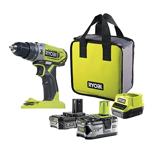 RYOBI 18 V ONE+ Akku-Schlagbohrschrauber R18PD2-242S von Ryobi