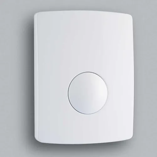 Sanit Urinal Betätigungsplatte handbetätigt weiß - WC-Teile & -Aufsätze, Schlagfest und langlebig, ideal für Urinale mit Druckspüler im Badezimmer.