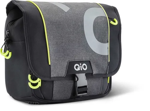 QIO Mattis Lenkertasche schwarz/anthrazit 8 L von QiO