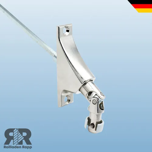 Gelenklager für Kurbel Rolladen Rollladen 90 Grad Gelenklagerplatte 6-kant-Stift