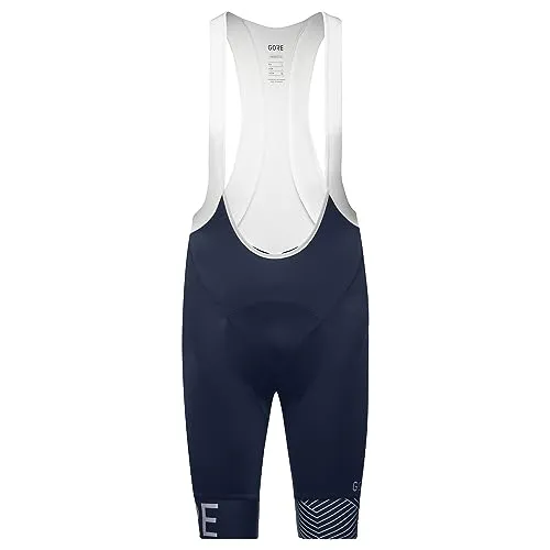 GOREWEAR C5 Opti Kurze Trägerhose+ orbit blue/white S - Trikot-Sets für Radfahrer, atmungsaktive und bequeme Passform für höchsten Fahrkomfort.