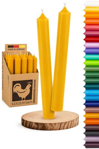Kerzen Gelb von Hahn Kerzenfarm