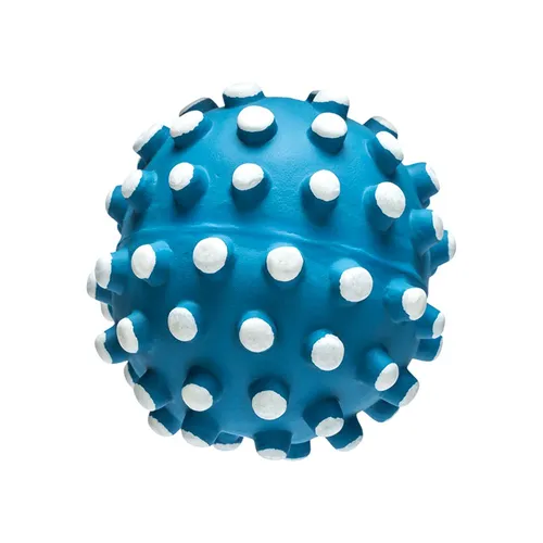 Karlie Latex Noppenball - Hundespiel Igelball Wurfspiel Ball Gummiball Spielzeug