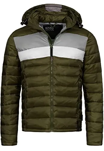 Indicode Sommerjacke Hampshire XXL - Funktionsjacke mit elastischen Bündchen für perfekten Sitz, ideal für Freizeit und sportliche Aktivitäten, Farbe: Cypress, Regular Fit.