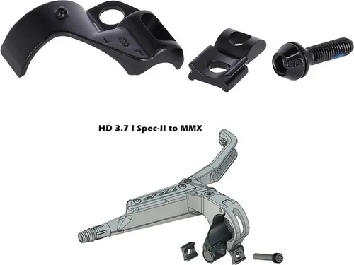 TRP Matchmaker Adapter Kits I-Spec II shifter adapter kits, links, schwarz (1 Set)