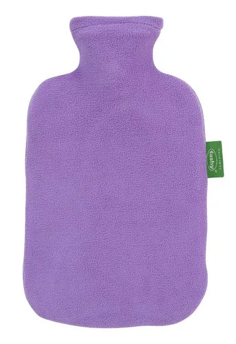 Fashy Wärmflasche mit Flauschbezug 2L Flieder - Wärmflasche mit flauschigem Fleecebezug, ideal für gemütliche Stunden. Umweltfreundliches Material, abnehmbar und waschbar.