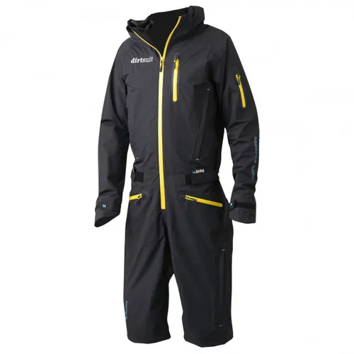 Dirtlej Dirtsuit Pro Edition Black L - Regenjacke für Herren, wasserdicht und atmungsaktiv, ideal für Outdoor-Aktivitäten bei jedem Wetter.