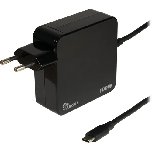 Inter-Tech Stecker-Netzteil PD-2100 100W USB-C schwarz - Handliches 100W Ladegerät für Mobiltelefone, Tablets und Notebooks mit PD-Charging Unterstützung