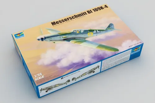 Trumpeter 02299 - Modellbausatz Messerschmitt BF 109K-4 - Luftfahrt-Modellbausätze, detaillierter Plastikmodellbausatz für präzises Nachbauen der legendären Messerschmitt BF 109K-4
