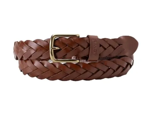 Levi's® Ledergürtel LEATHER BRAID Unisex braun 115 - Modischer Unisex-Gürtel aus 100% Rindnappaleder in Flechtoptik, ideal für jeden Casual-Look. Breite 3,5 cm, mit einfacher Dornschließe für optimalen Tragekomfort.