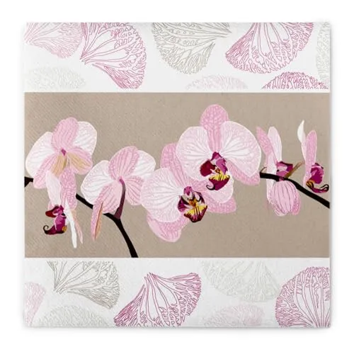 Stoffservietten Pink von Happy Paper