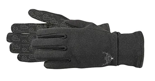 PFIFF 101390 Damen Winter Reithandschuhe, Winterreithandschuhe, Schwarz XS