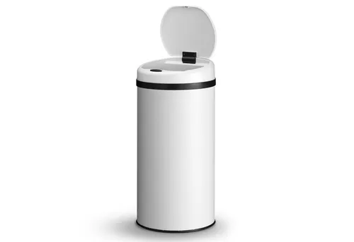 Juskys Mülleimer Küche mit Bewegungssensor 40L in weiß von Juskys